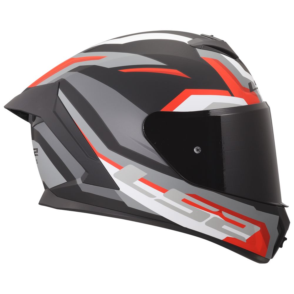 LS2 FF820 RAPID III HYPER BLACK RED-2