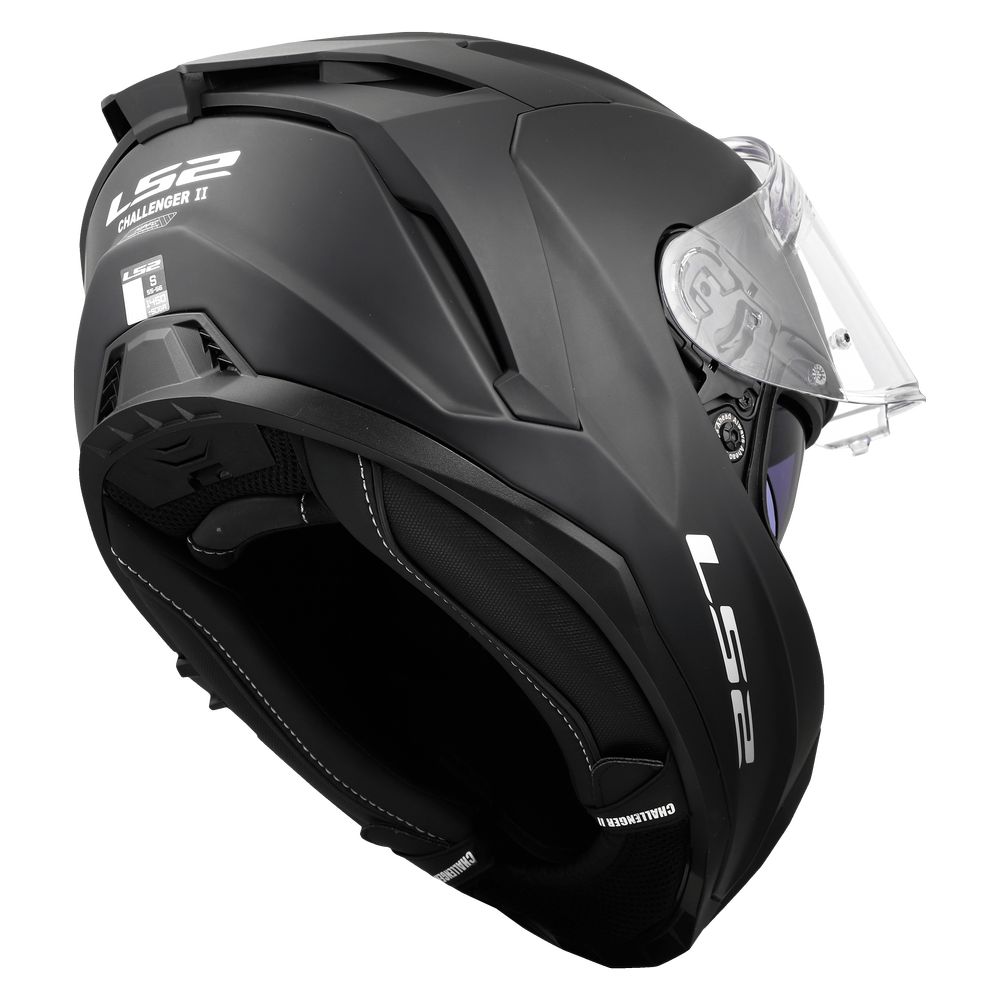 LS2 FF817 CHALLENGER II SOLID MATT BLACK-4