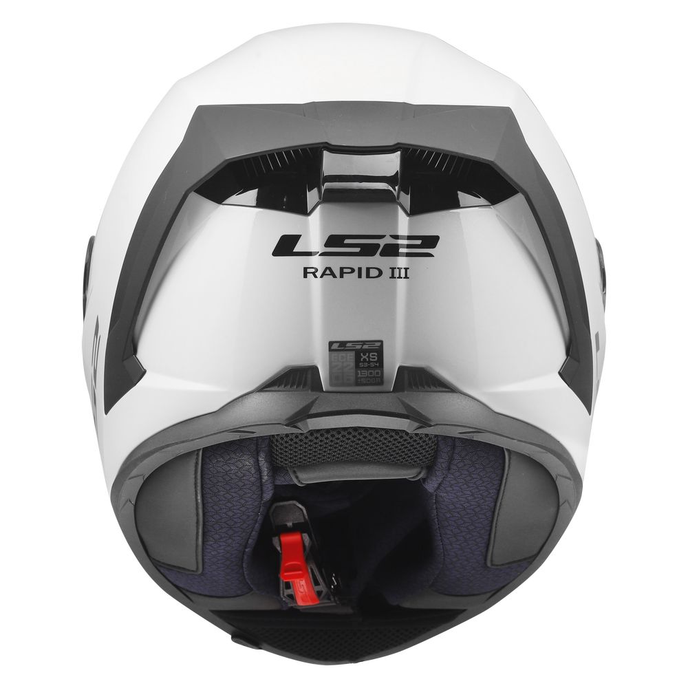 LS2 FF820 RAPID III SOLID GLOSS WHITE-7
