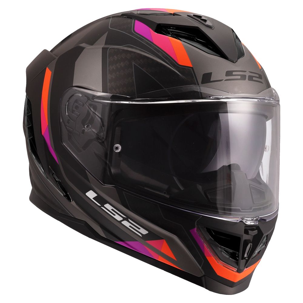 LS2 FF818 STORM III SPORTY GREY PURPLE-3