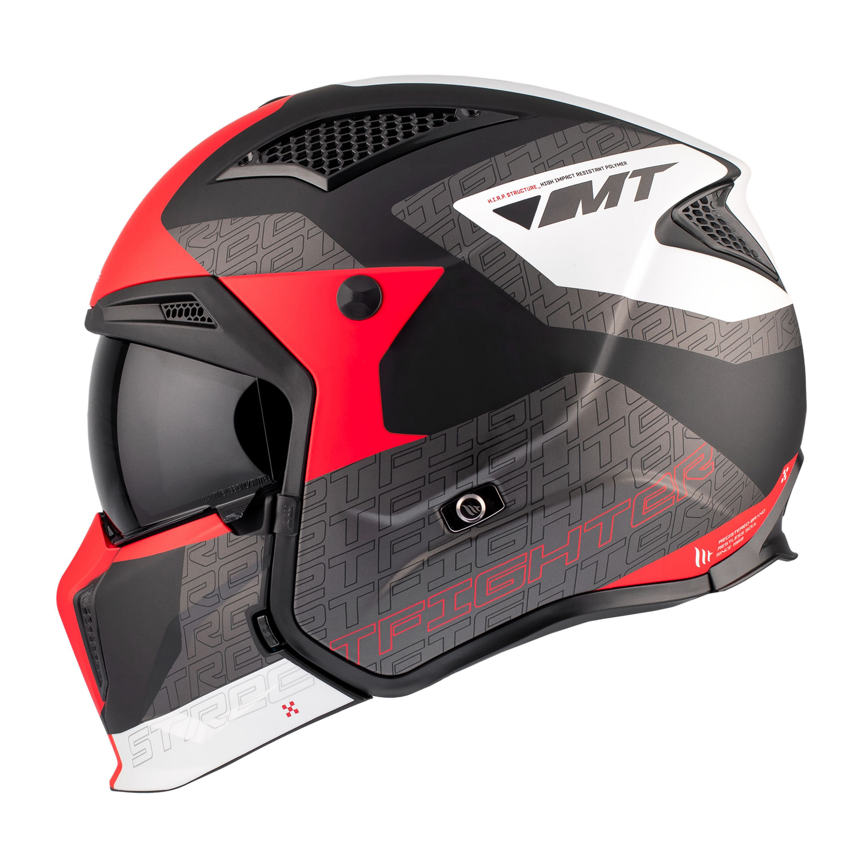 MT STREETFIGHTER SV TOTEM B15 Matt Pearl Red M мотоэкипировка мотозащита_12