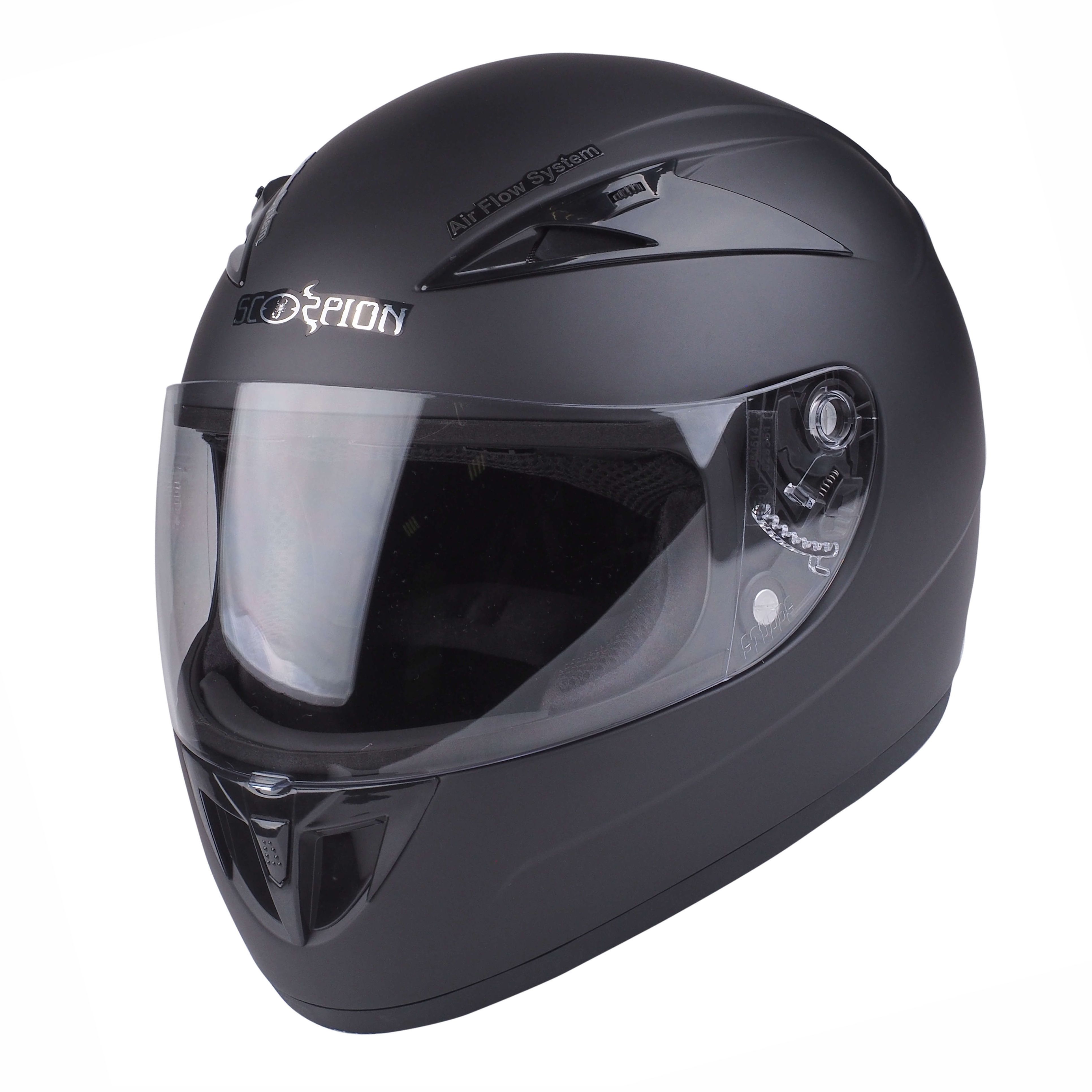 Studds SCORPION Solid Matt Black L_1