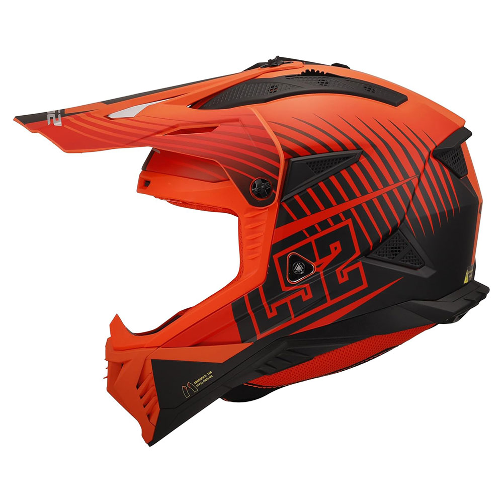 LS2-MX708-FAST-II-DUCK-MATT-H-V-ORANGE-RED-3