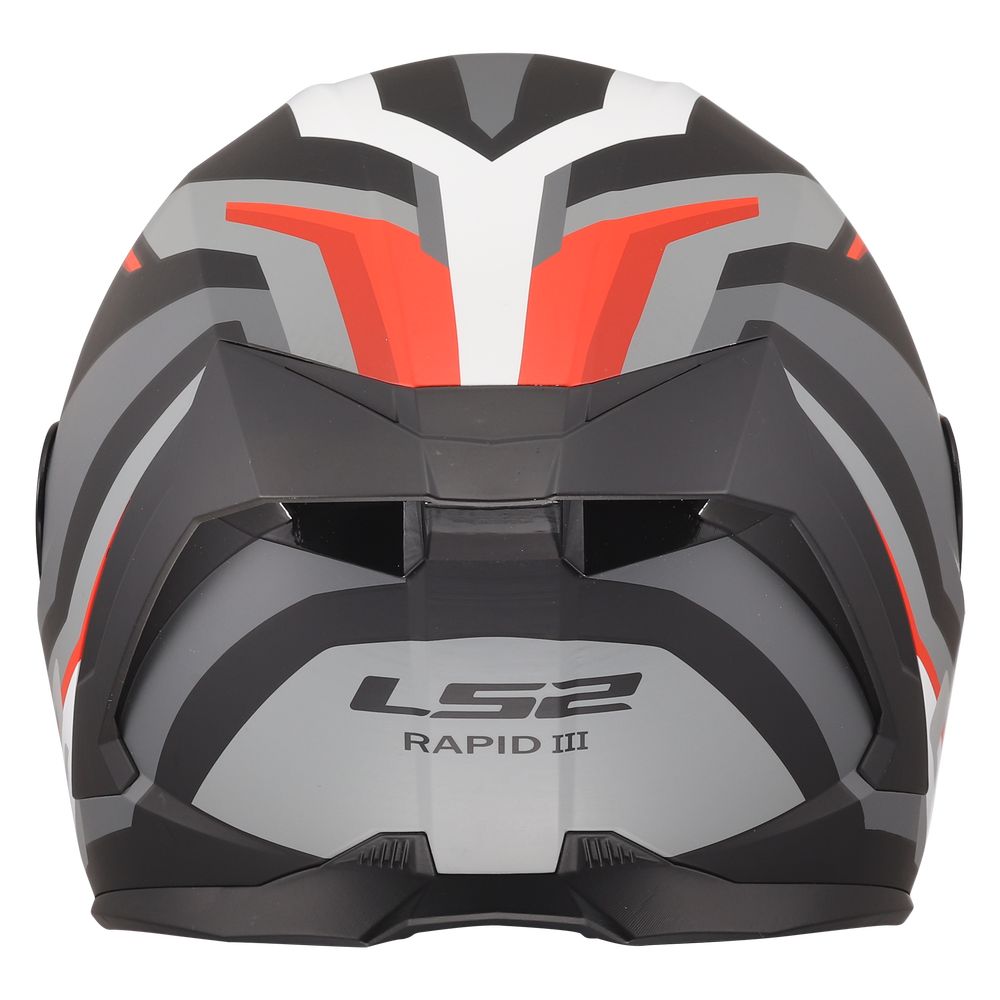 LS2 FF820 RAPID III HYPER BLACK RED-4