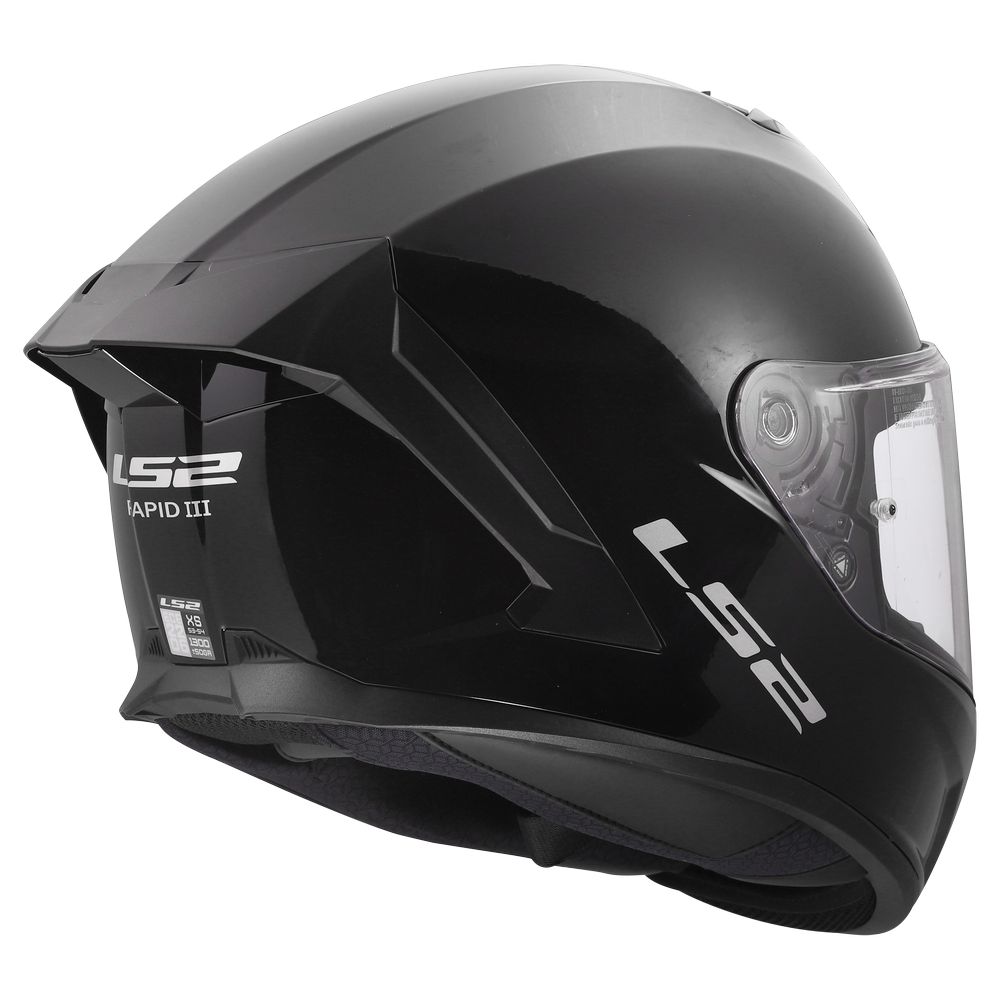 LS2 FF820 RAPID III SOLID GLOSS BLACK-3