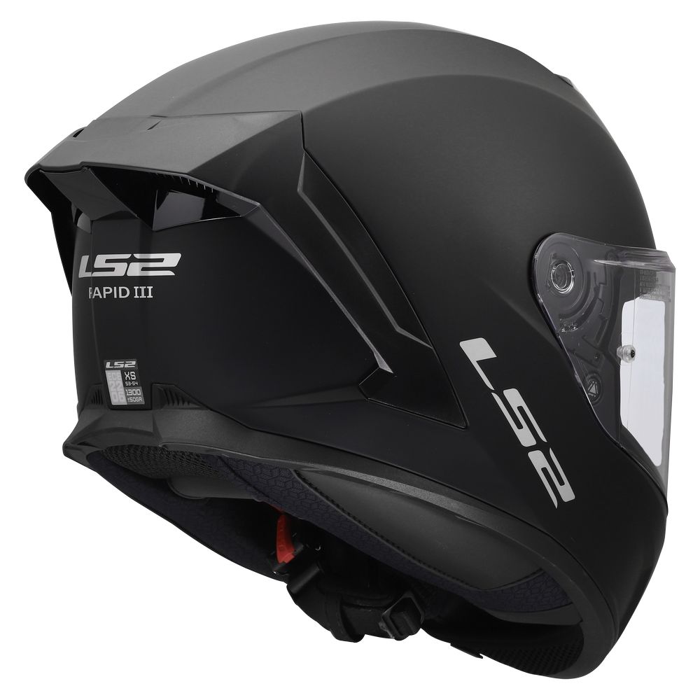 LS2 FF820 RAPID III SOLID MATT BLACK-3