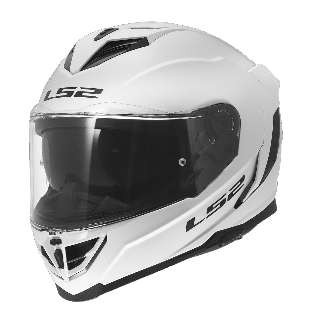 LS2 FF818 STORM 3 SOLID-gloss white