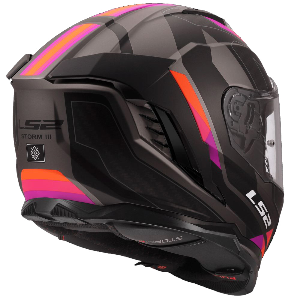 LS2 FF818 STORM III SPORTY GREY PURPLE-1