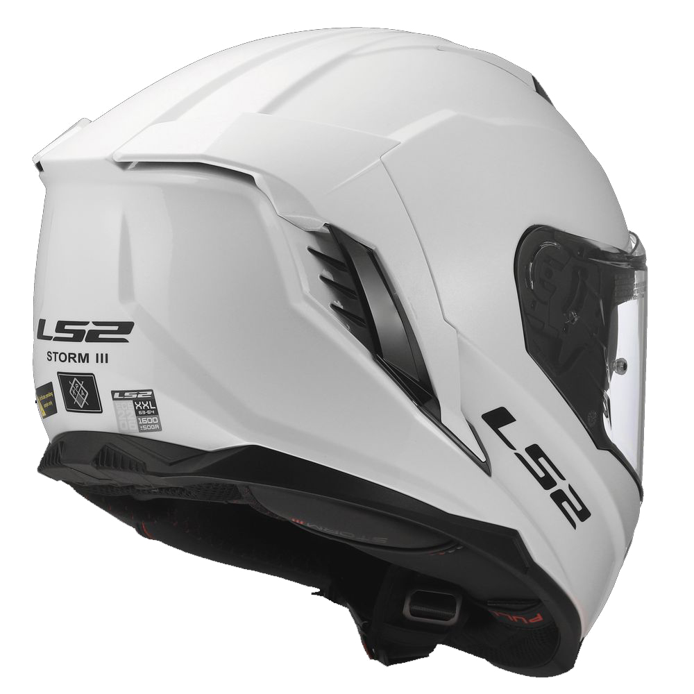 LS2 FF818 STORM 3 SOLID-gloss white-4