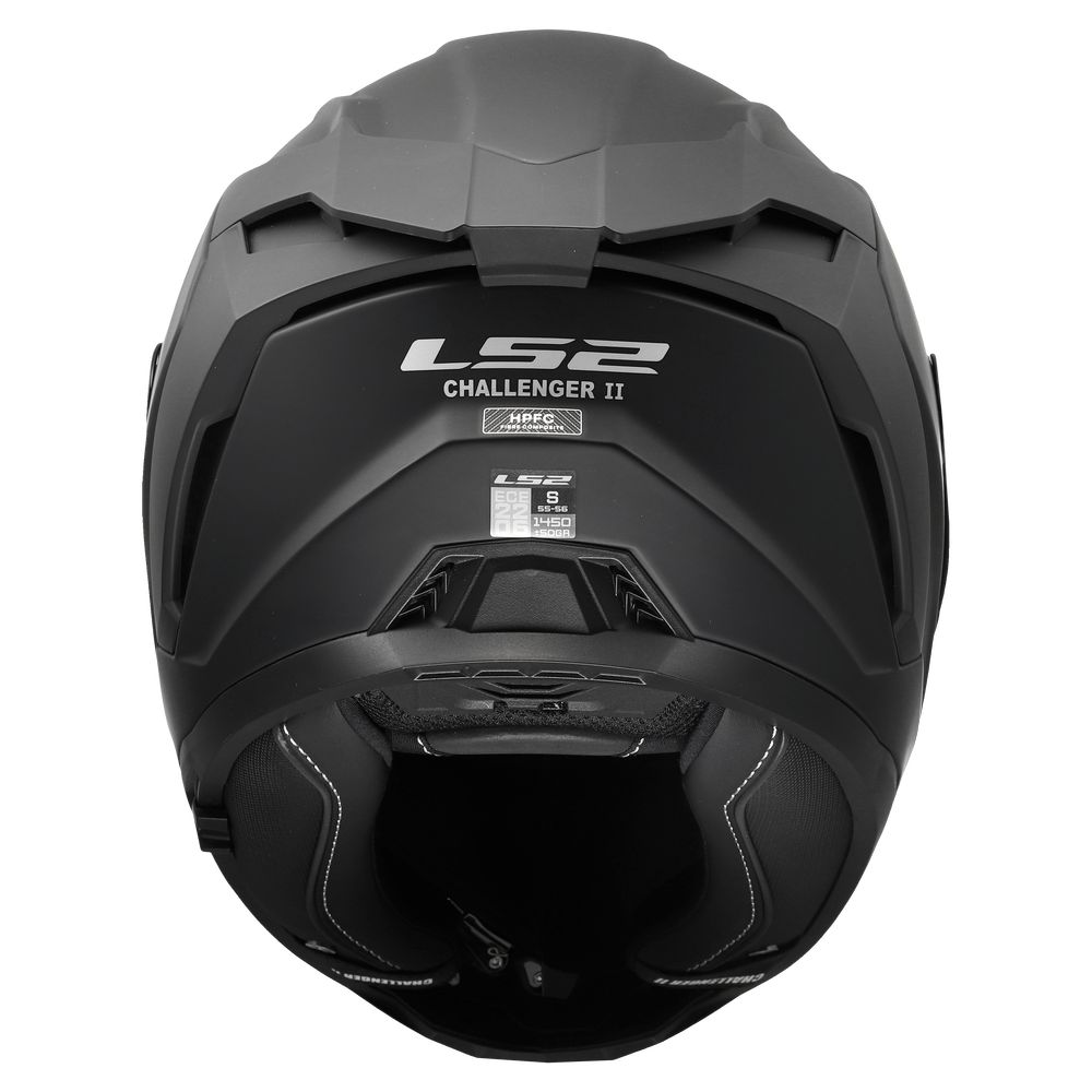 LS2 FF817 CHALLENGER II SOLID MATT BLACK-6