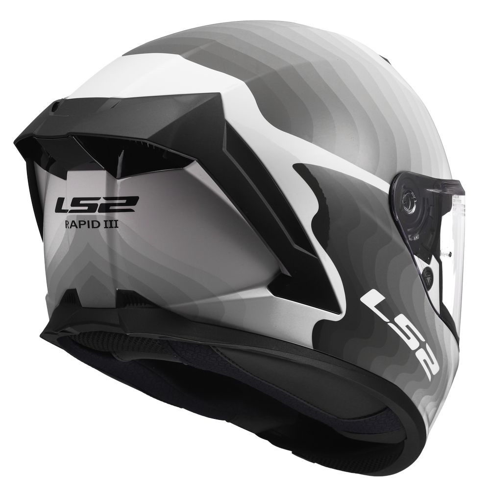 LS2 FF820 RAPID III FLOW WHITE GREY-1