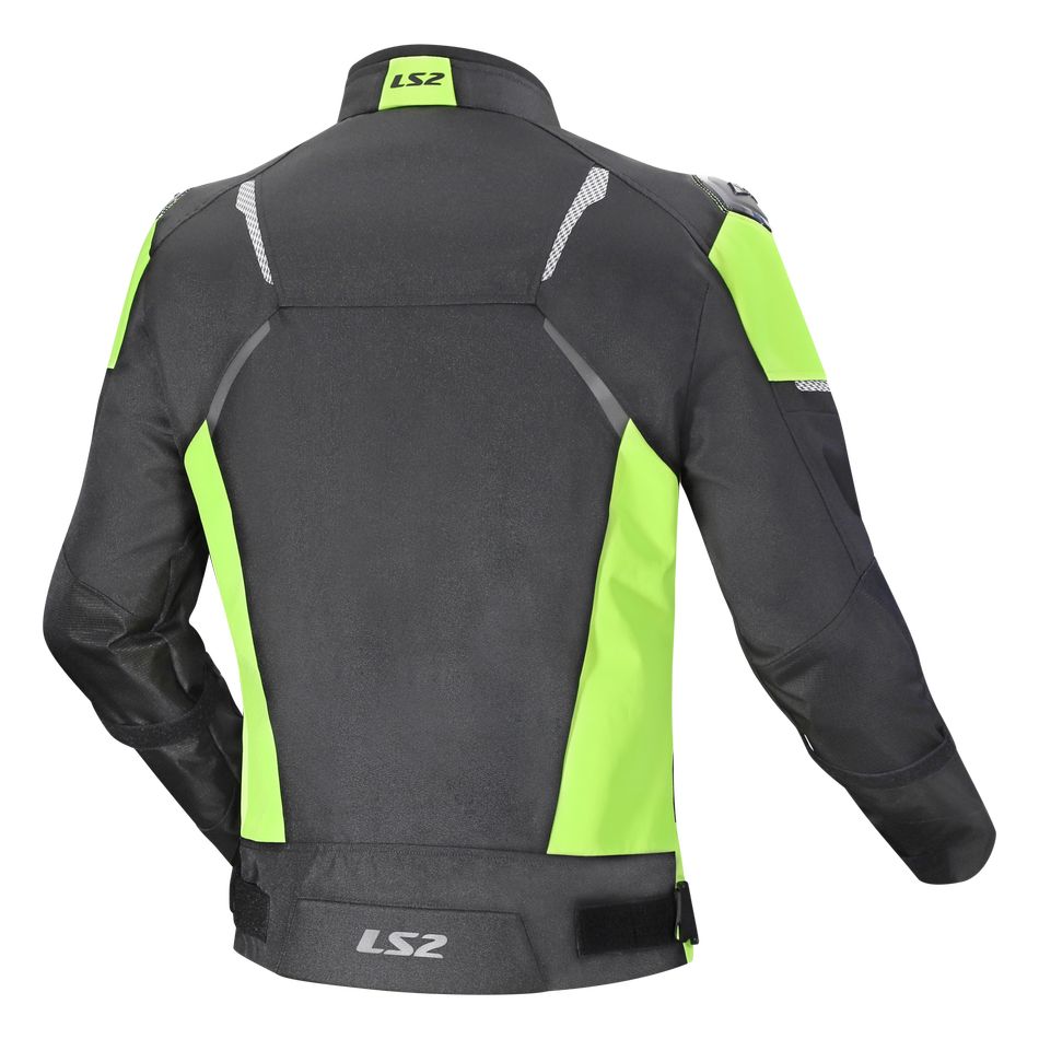 LS2 ZOOM MAN JACKET BLACK YELLOW-1