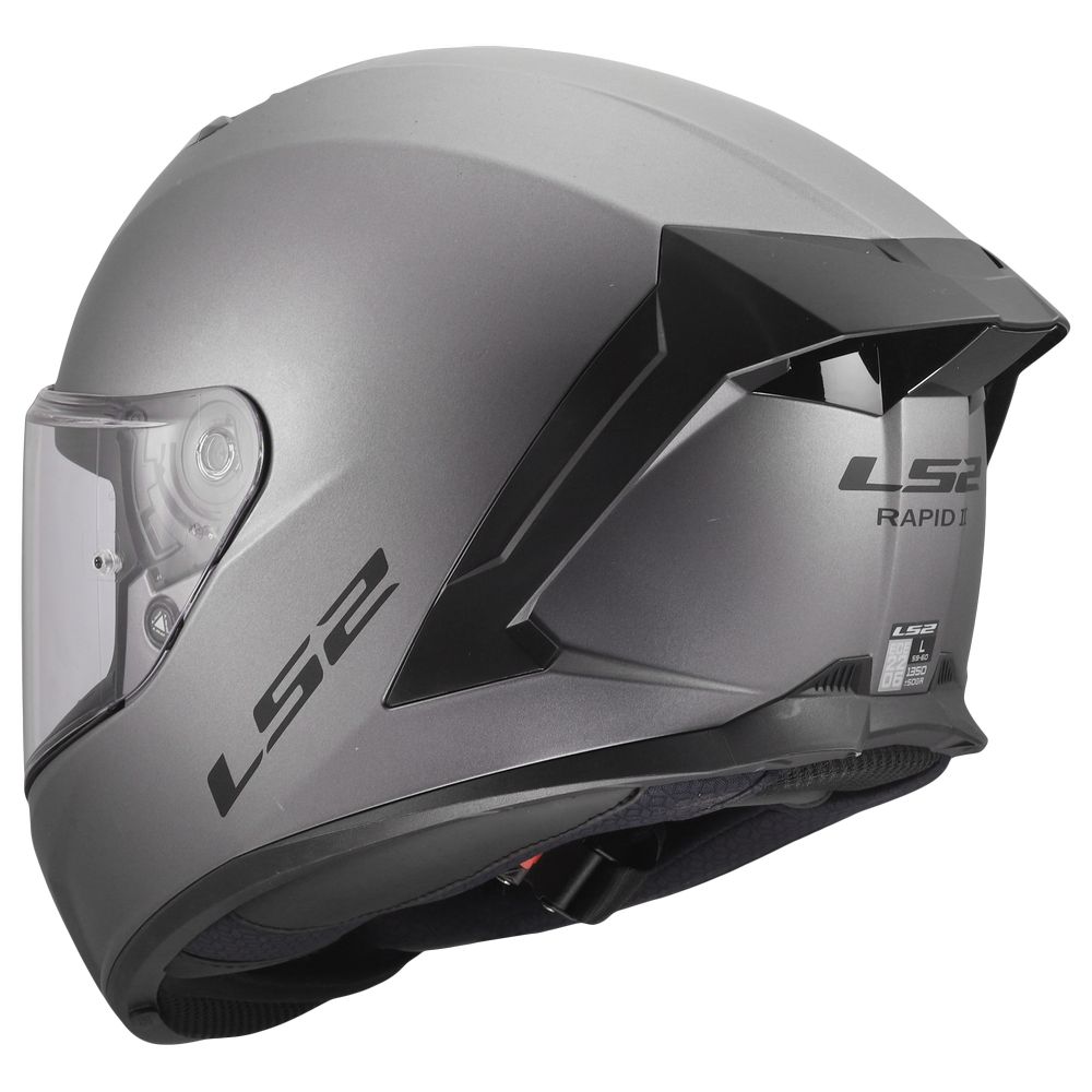 LS2 FF820 RAPID III SOLID MATT TITANIUM-5
