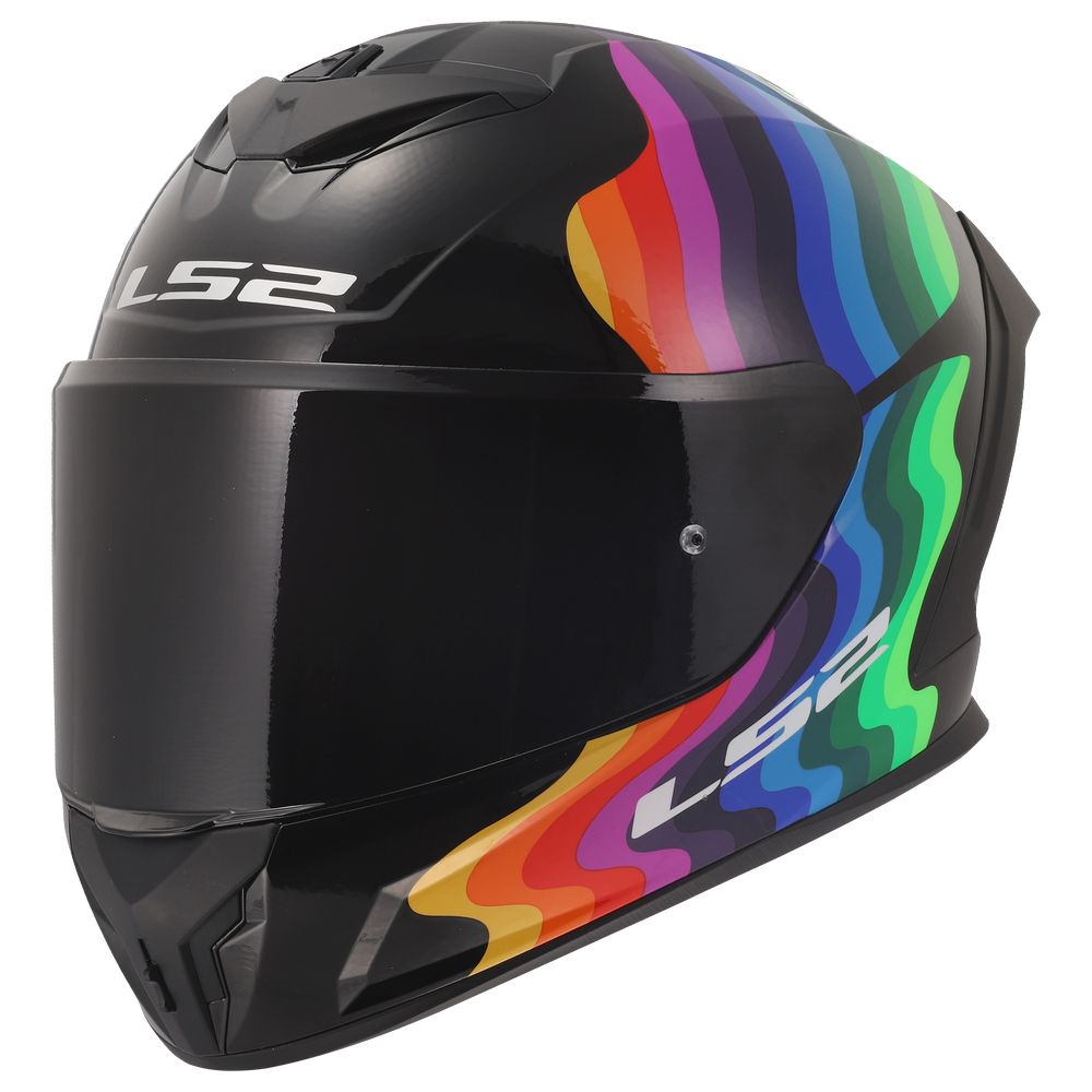 LS2 FF820 RAPID III FLOW BLACK MULTI