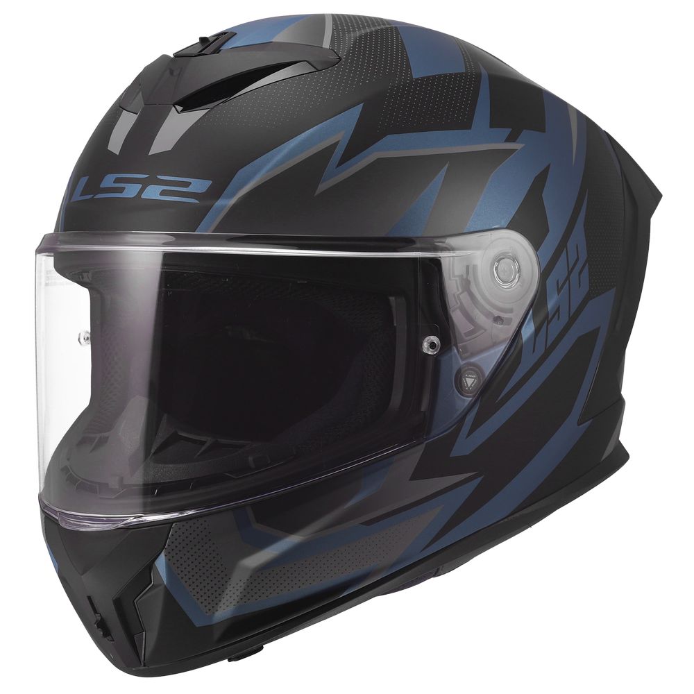 LS2 FF820 RAPID III XTREM BLACK BLUE PETROL