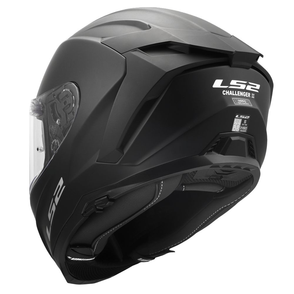 LS2 FF817 CHALLENGER II SOLID MATT BLACK-2