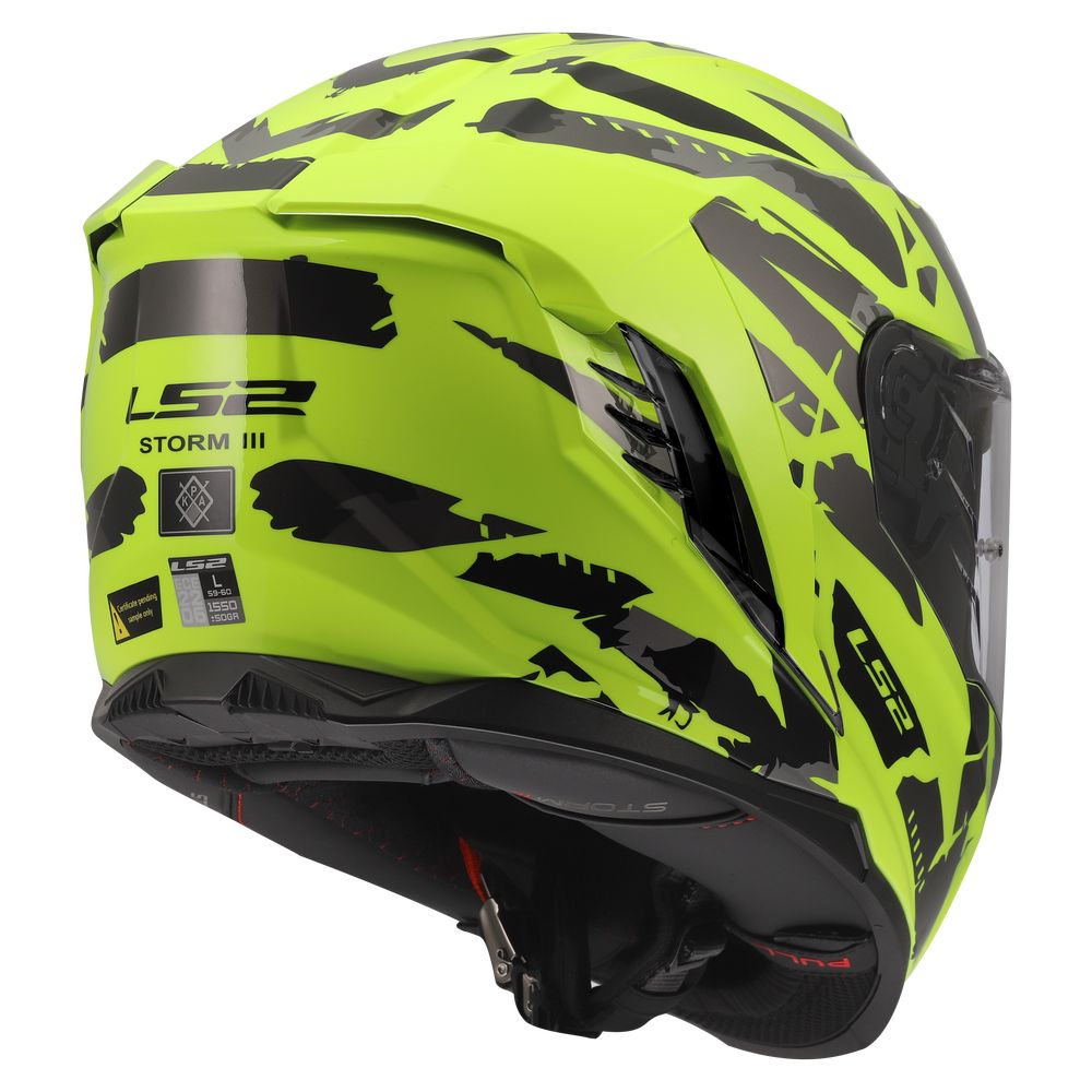LS2 FF818 STORM III KAOS H-V YELLOW-1