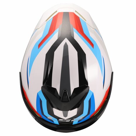 LS2 FF820 RAPID III HYPER WHITE BLUE RED-3