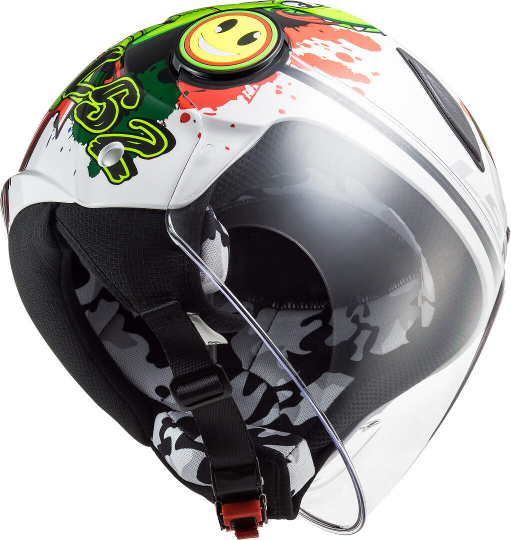 LS2 OF602 FUNNY CROCO gloss white-1