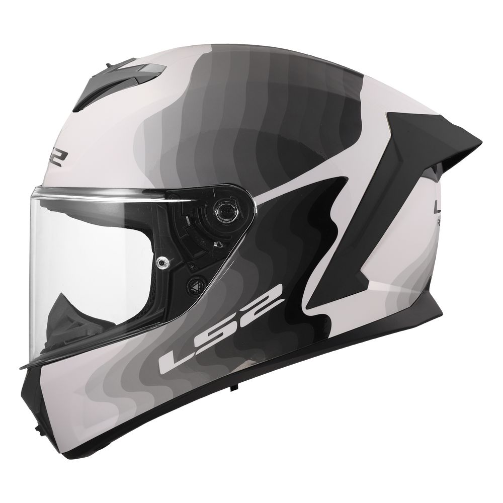 LS2 FF820 RAPID III FLOW WHITE GREY-5