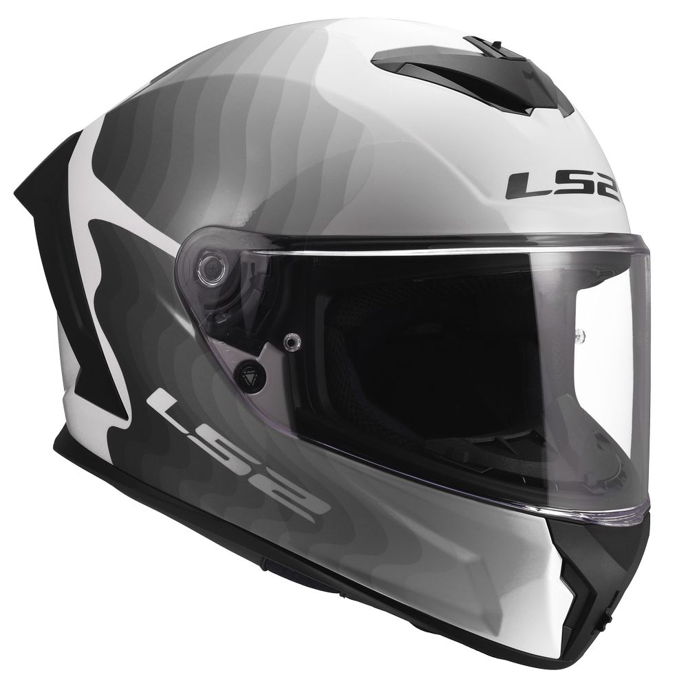 LS2 FF820 RAPID III FLOW WHITE GREY-6