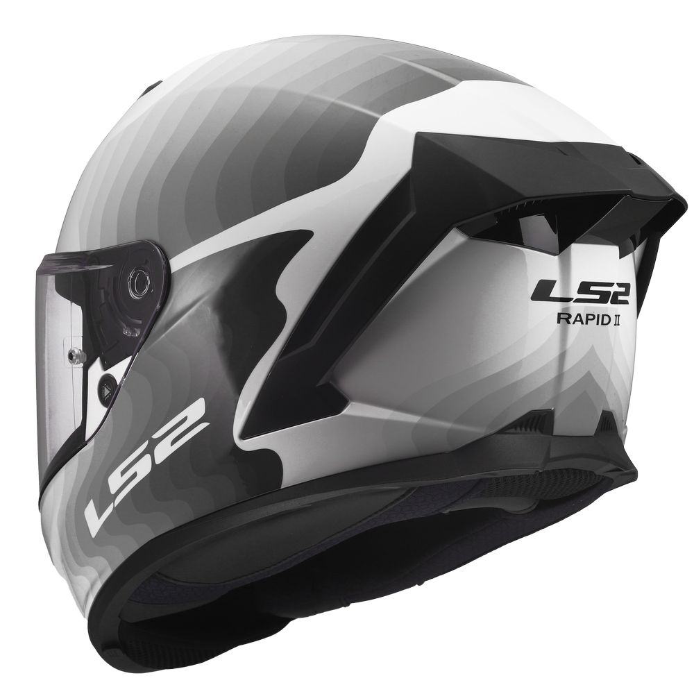 LS2 FF820 RAPID III FLOW WHITE GREY-9