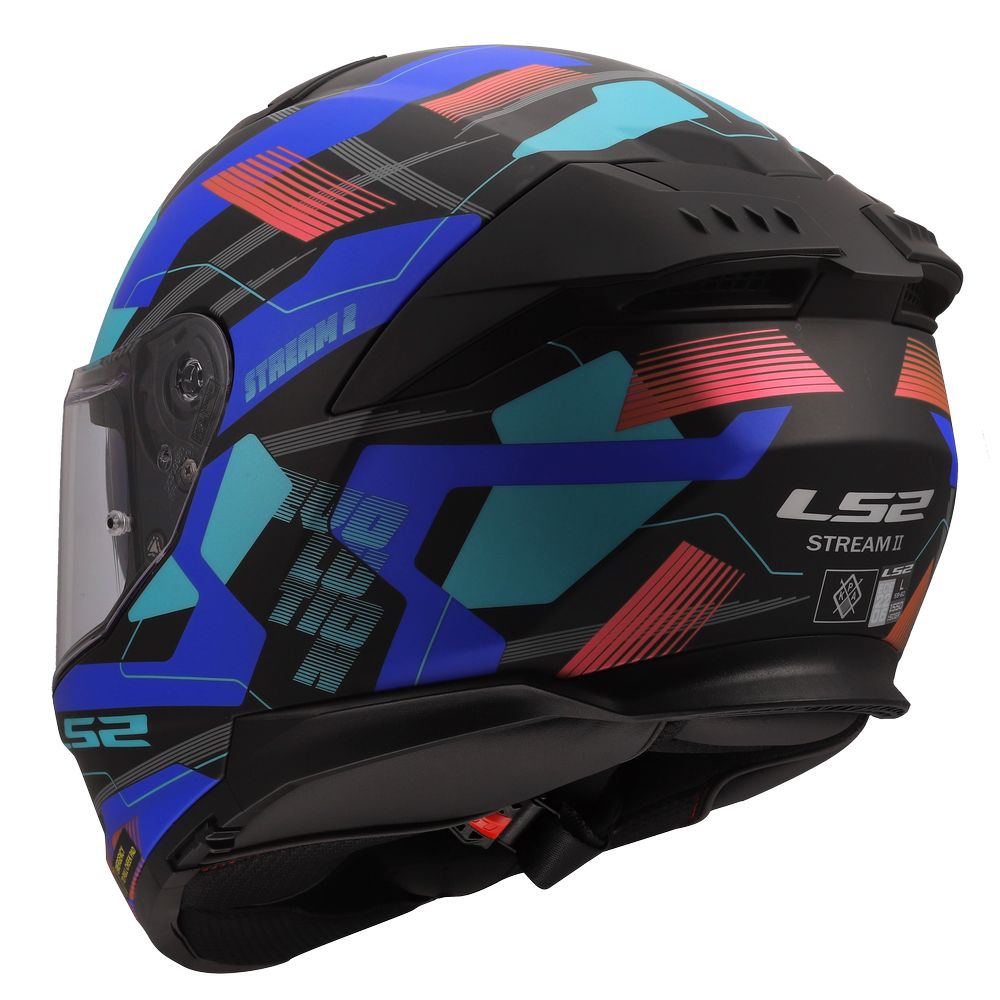 LS2 FF808 STREAM II MIKA BLACK BLUE-1