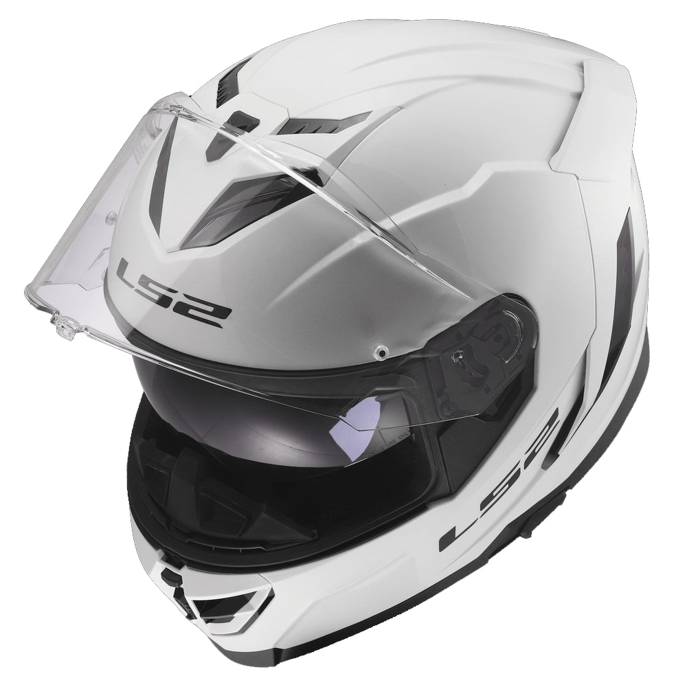 LS2 FF818 STORM 3 SOLID-gloss white-1