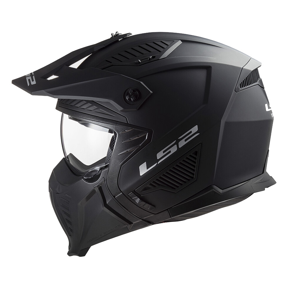 LS2 OF606 DRIFTER SOLID MATT BLACK-1
