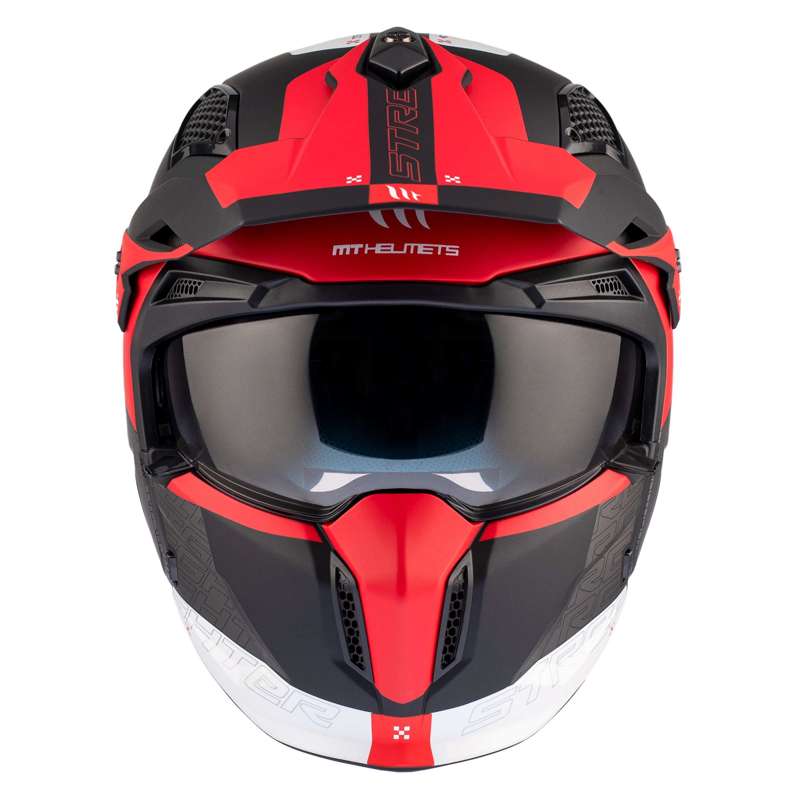 MT STREETFIGHTER SV TOTEM B15 Matt Pearl Red M мотоэкипировка мотозащита_3