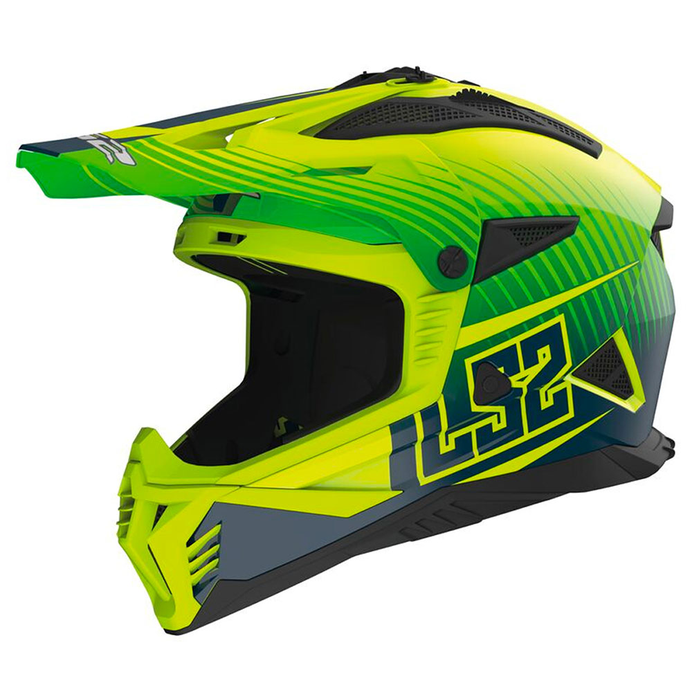 LS2-MX708-FAST-II-DUCK-MATT-H-V-GREEN-H-V-YELLOW